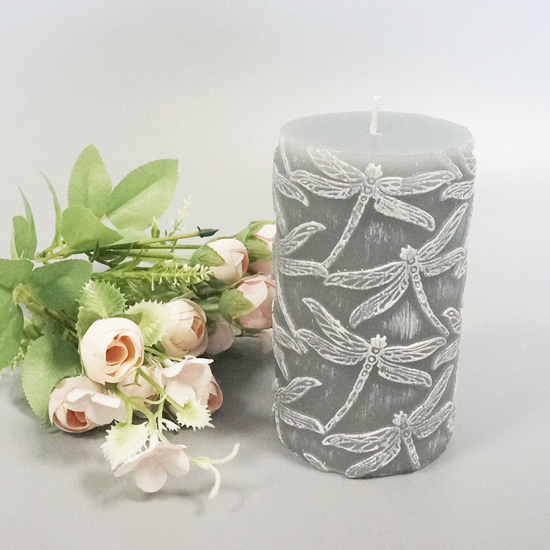 UK 450g scented pillar candle with customization for anniversary party events